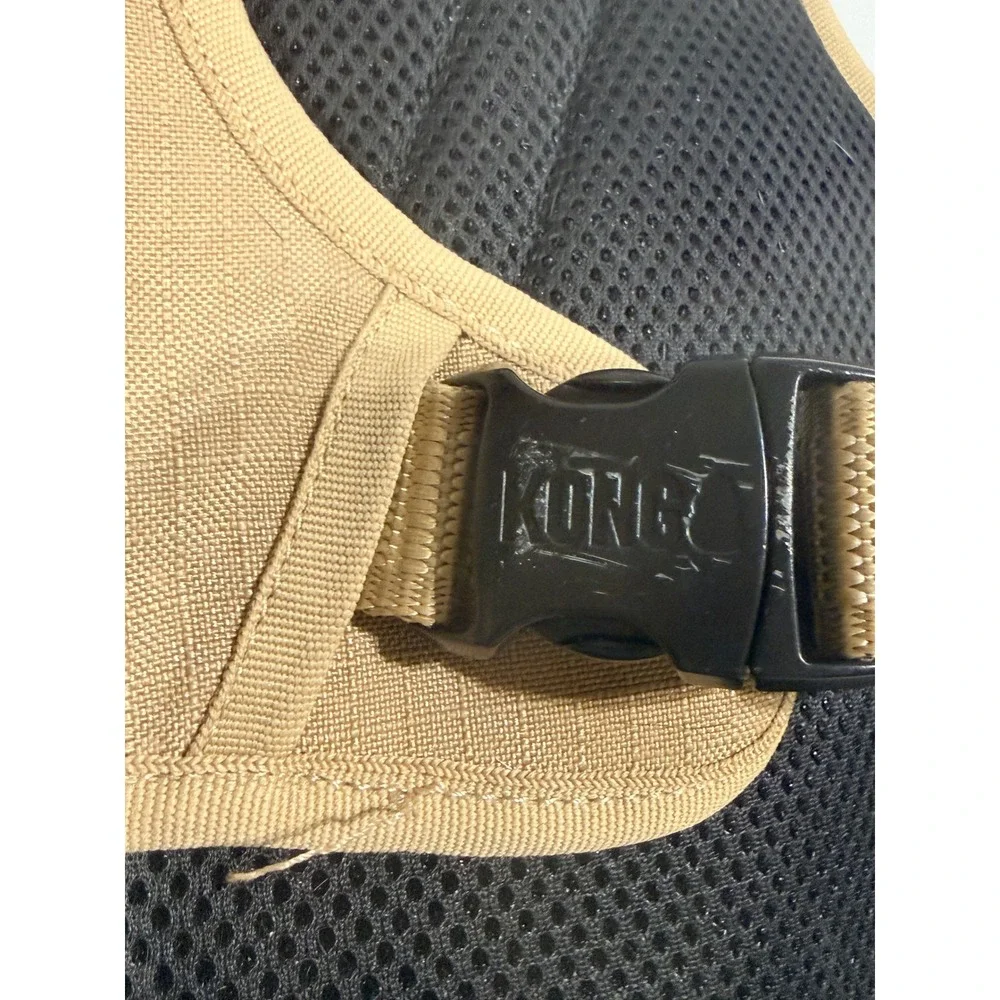 KONG Tactical Dog Harness Tan Heavy Duty Ripstop Vest with Handle- Medium no tag